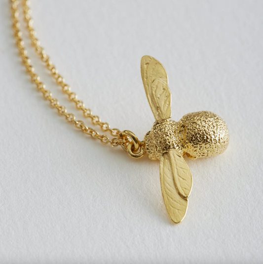 Alex Monroe Baby Bee Necklace