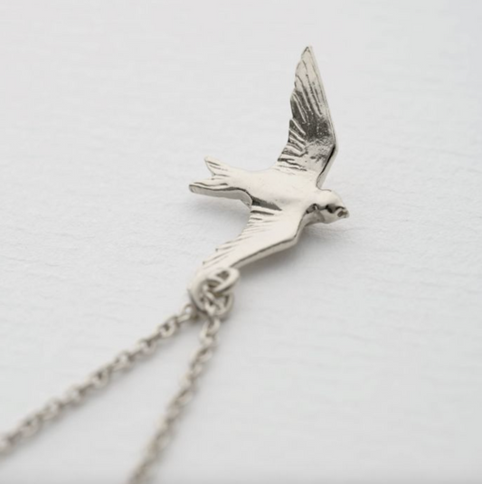 Alex Monroe Flying Swallow Necklace