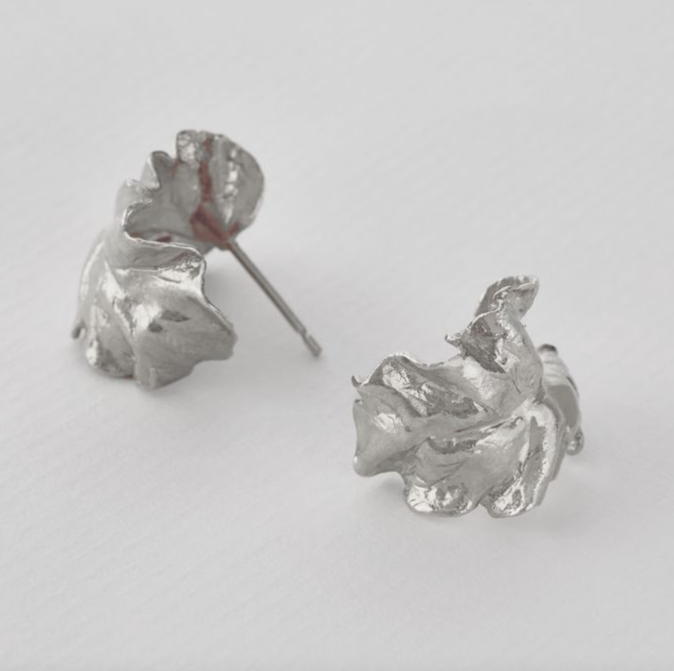 Alex Monroe Leafy Chard earrings