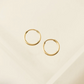 Gold-Filled Infinity Hoops