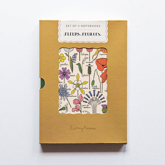 Fleurs et Feuilles Notebooks - Set of 2