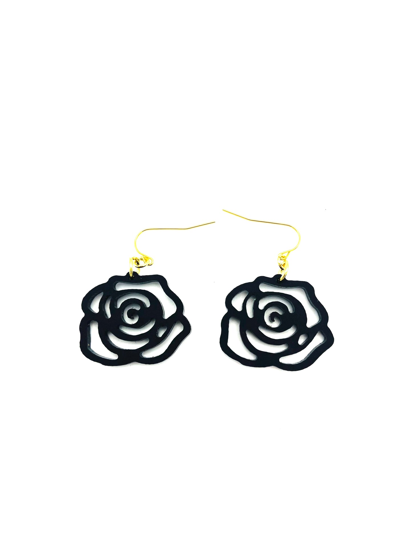Rosette Drop Earrings