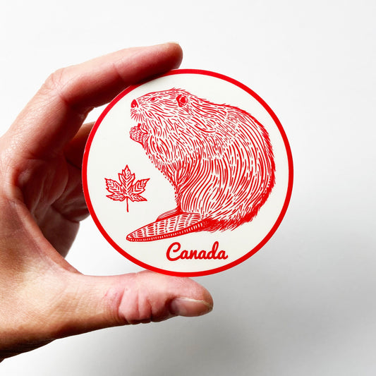 Canada Beaver Sticker