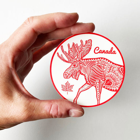 Canada Moose Sticker