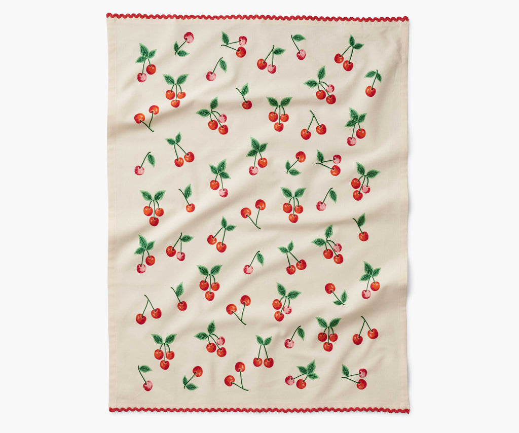 Cherries Tea Towel