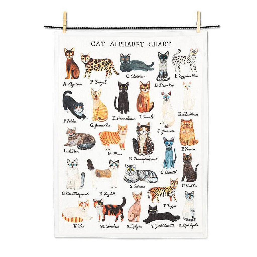 Lily Kao Alphabet Tea Towel