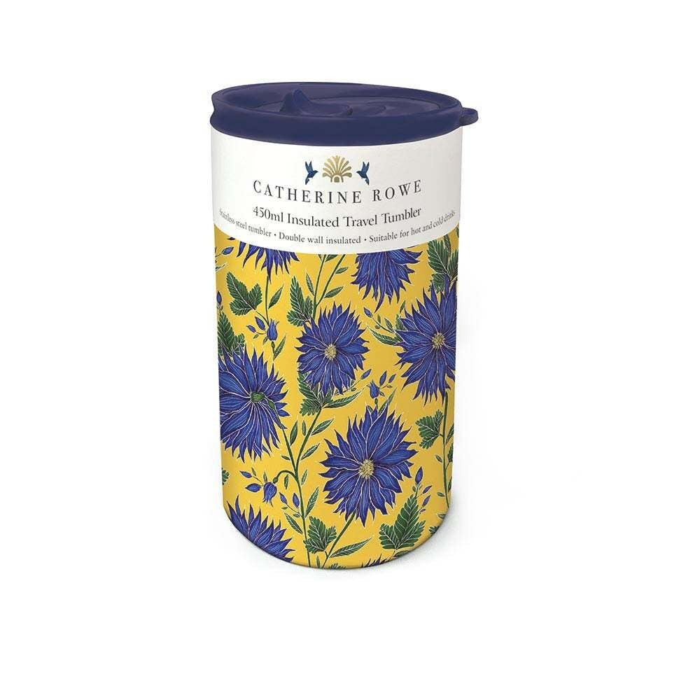 Blue Flowers Tumbler