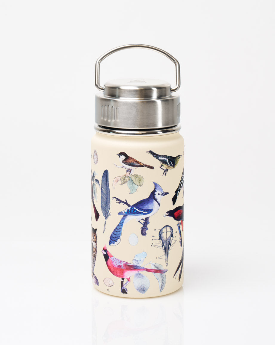 Birds Stainless Steel Flask 12 oz