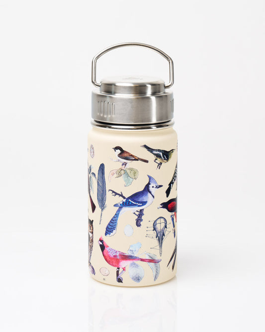 Birds Stainless Steel Flask 12 oz