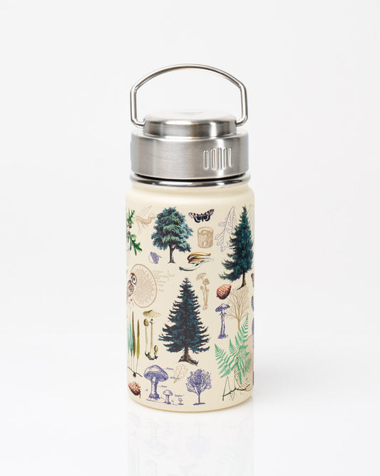 Woodland Forest Stainless Steel Flask 12 oz