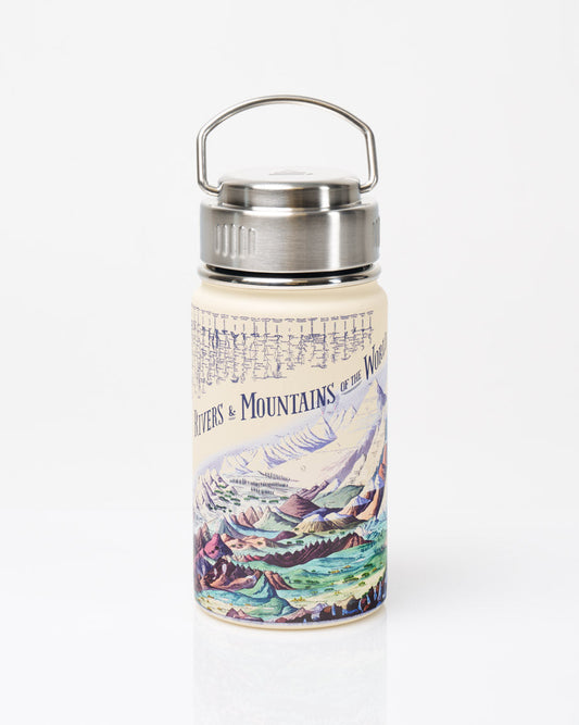 Rivers & Mountains Stainless Steel Flask 12 oz
