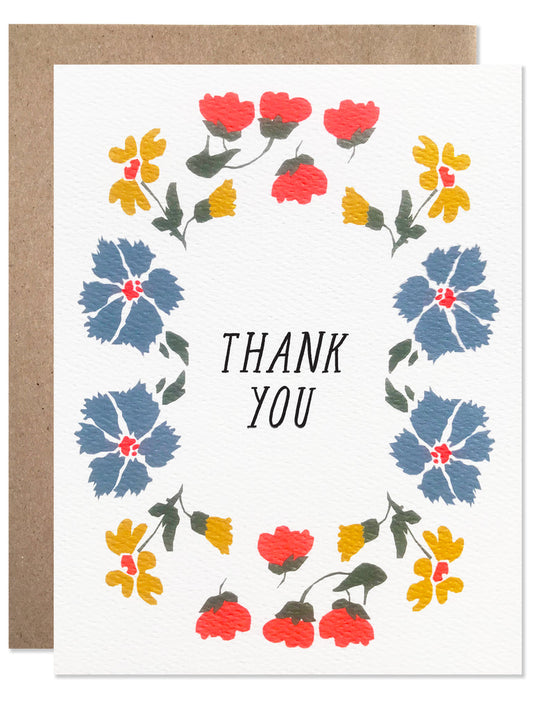 Cornflower Thank You Cards (Set of 8)
