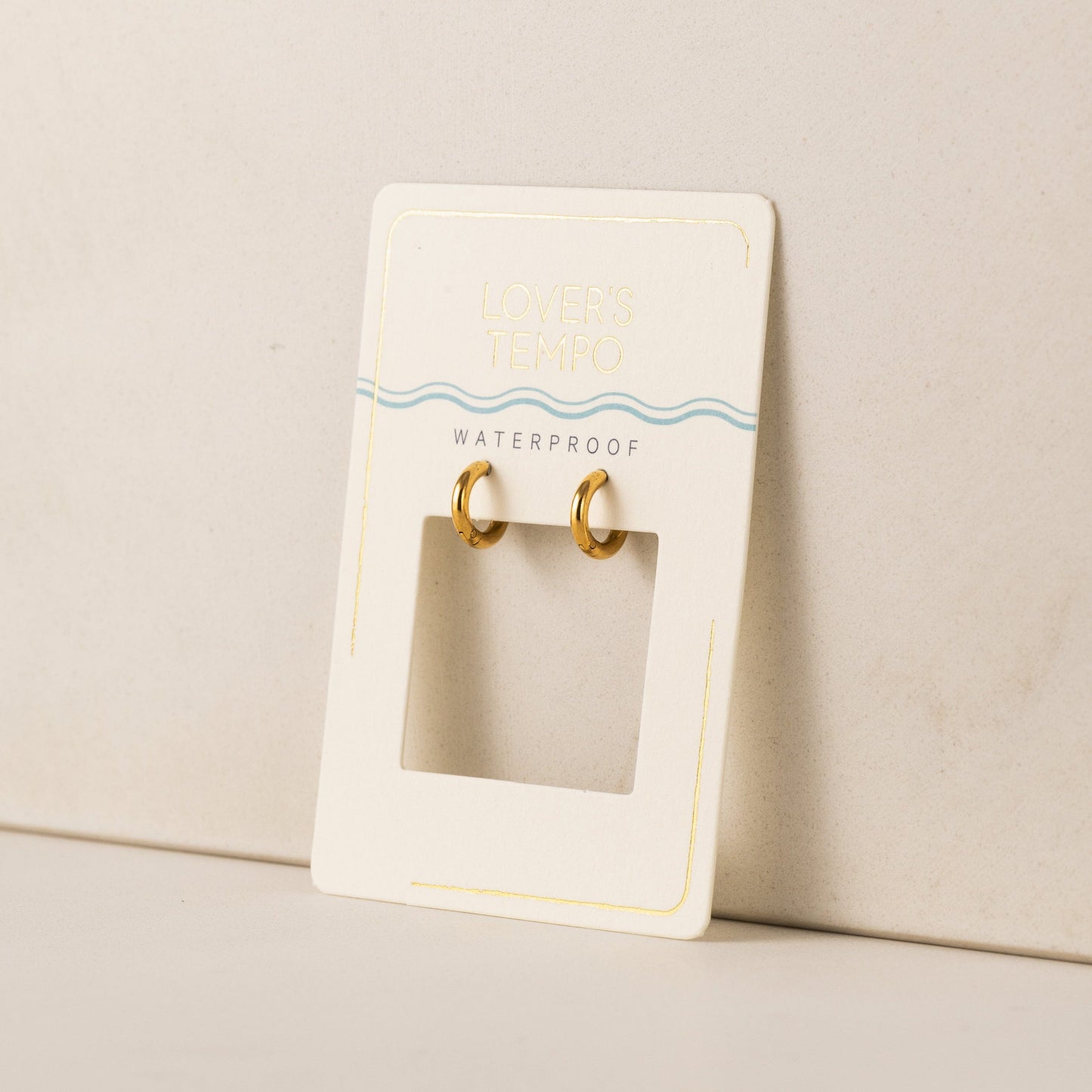 Tube Hoop Earrings 10mm