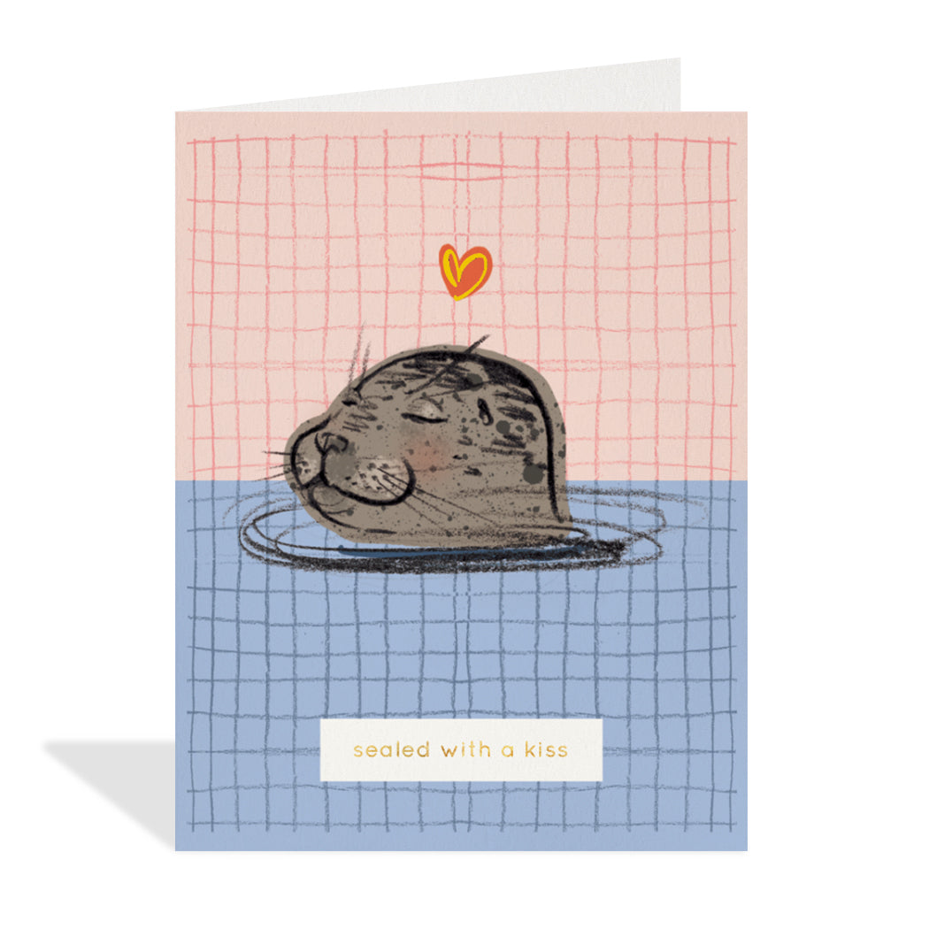 Seal Kiss Card