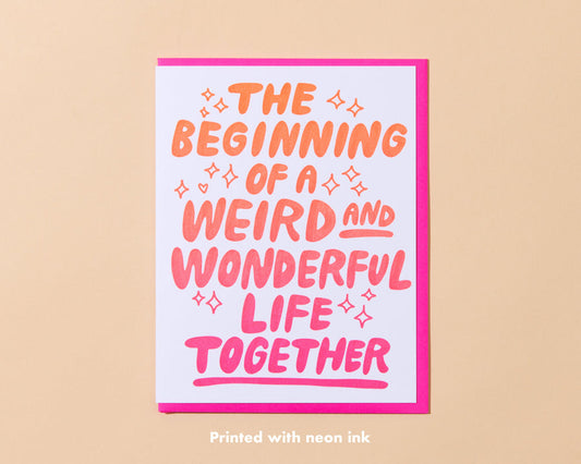 Weird & Wonderful Wedding Card