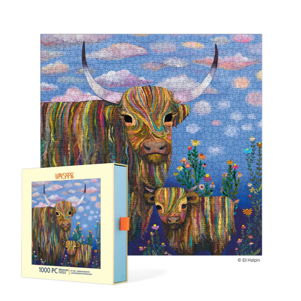 Highland Cows 1000 Piece Puzzle