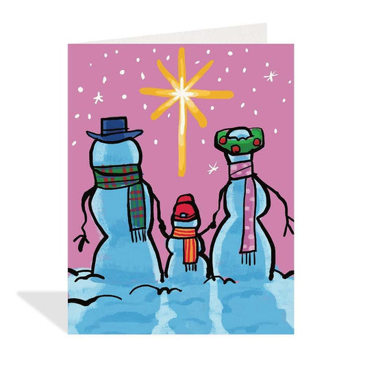 Snow Family Card