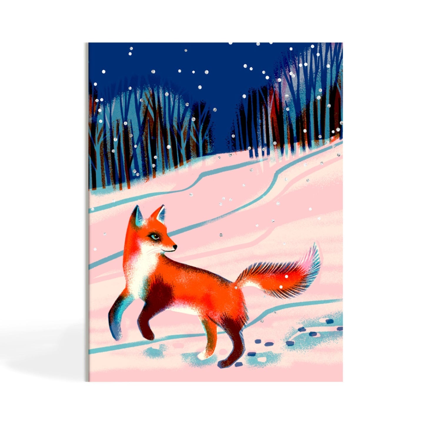 Winter Fox Boxed Holiday Cards (Set of 15)