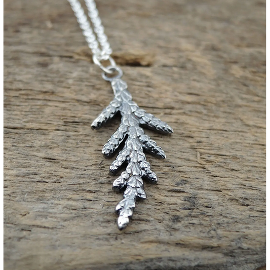 Cedar Pendant Necklace