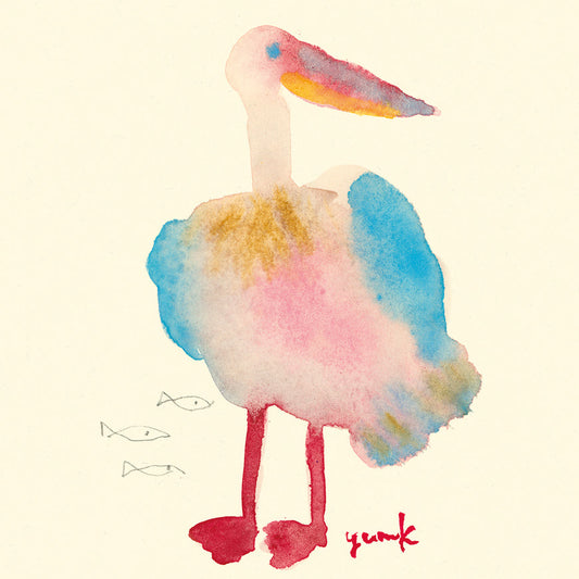 "It was hot again today, but I wonder where autumn is right now" Card