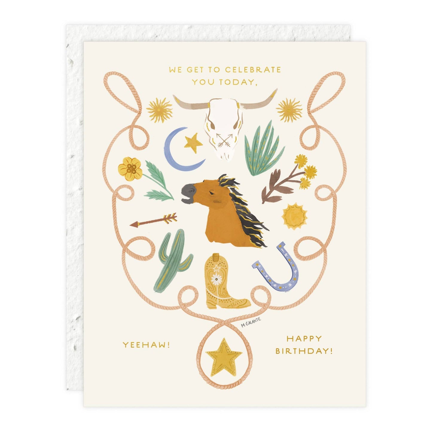 Yeehaw Birthday Card