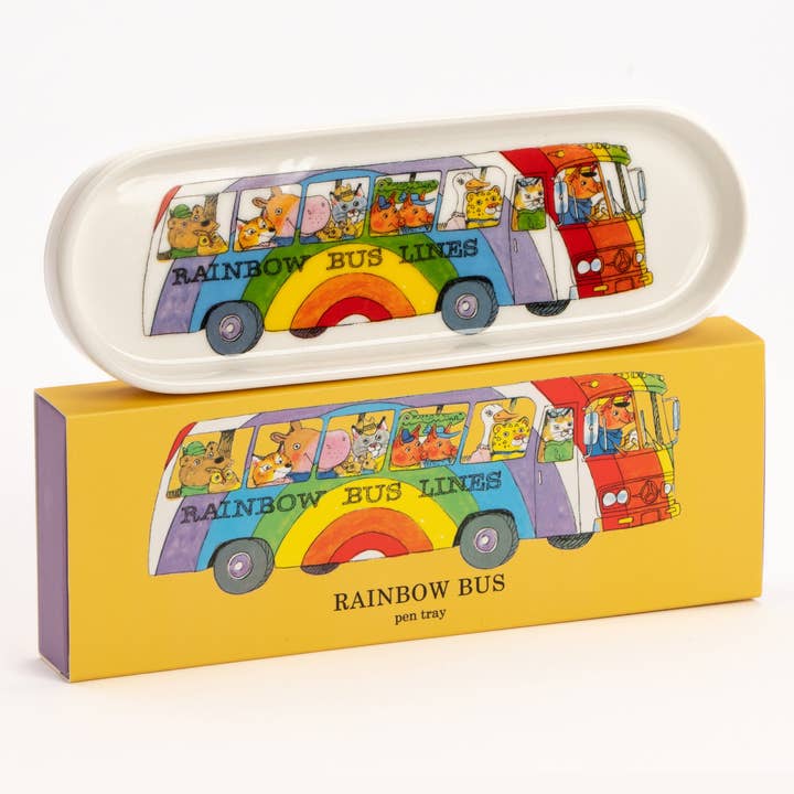 Magpie X Richard Scarry Rainbow Bus Pen Tray