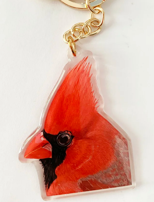 Bird Keychain by Jackie Bestemen