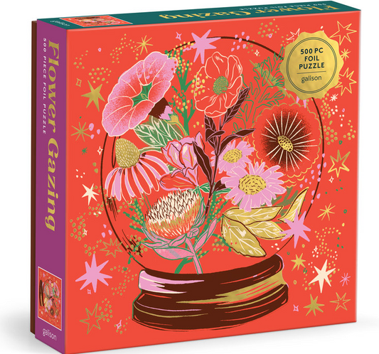 Flower Gazing 500 Piece Foil Puzzle