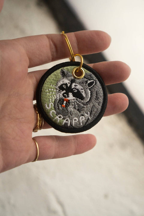 Scrappy (Raccoon) Keychain