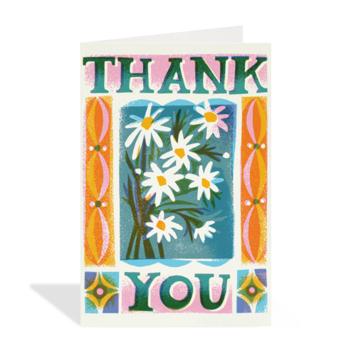 Daisy Thank You Card