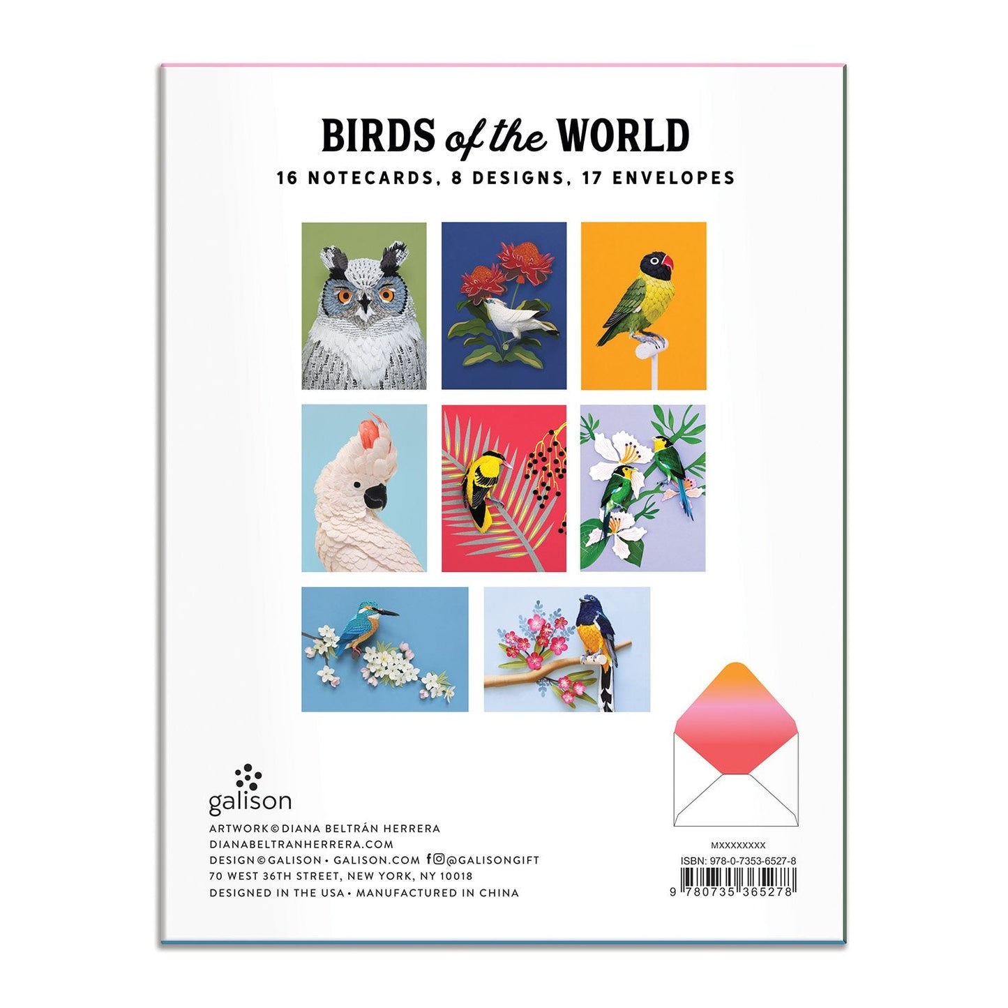 Birds of the World Notecards
