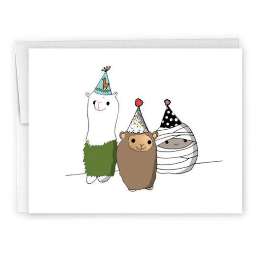 Sheepaca & Friends Birthday Card