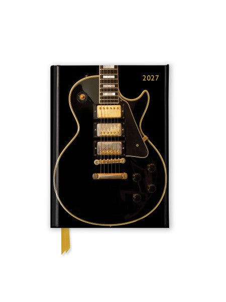 Black Gibson Guitar Mini Diary Planner