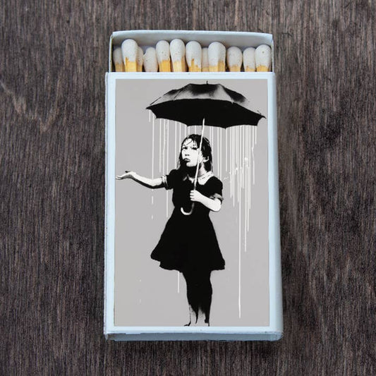 Banksy's Umbrella Girl Matches