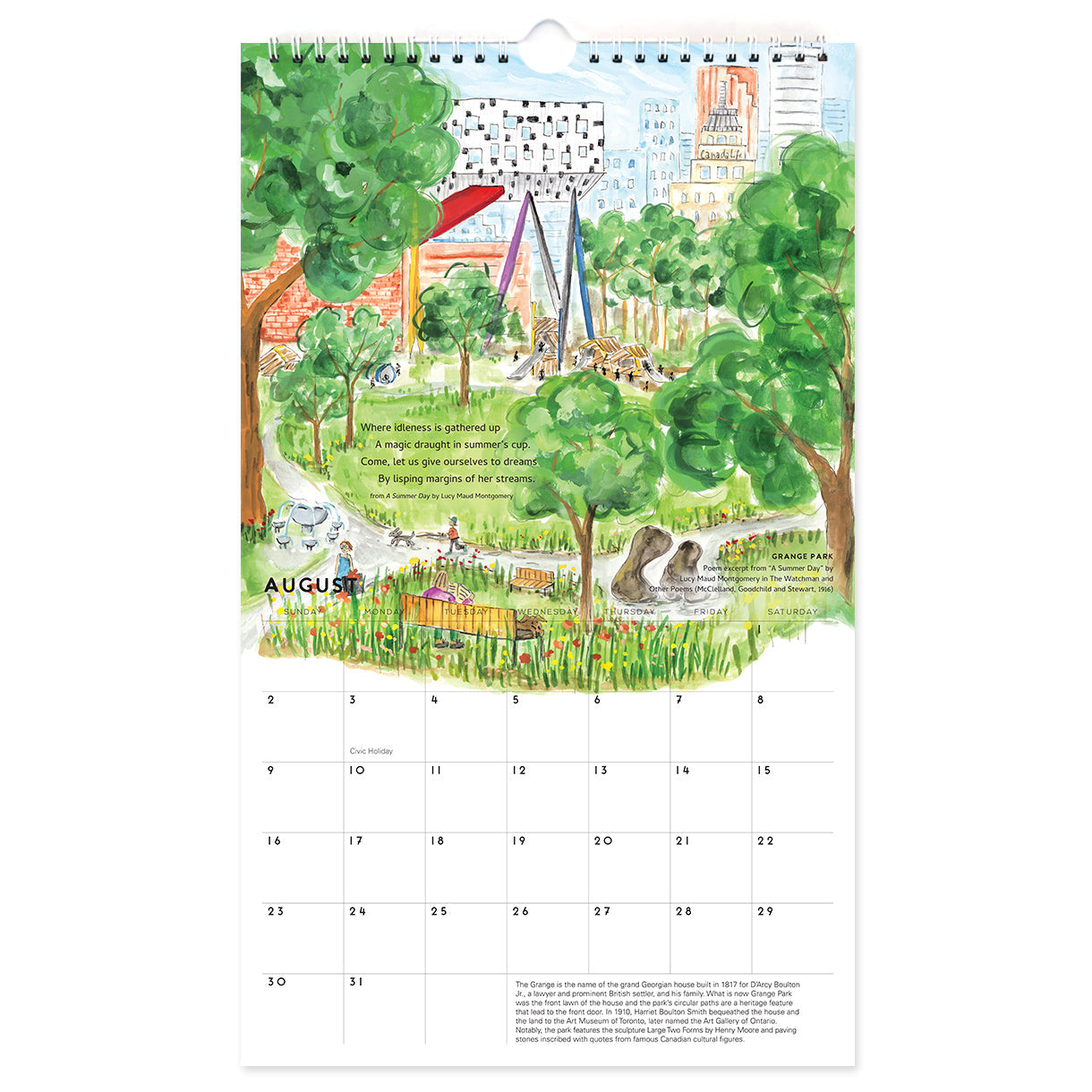 Soul of the City - Toronto 2026 Calendar