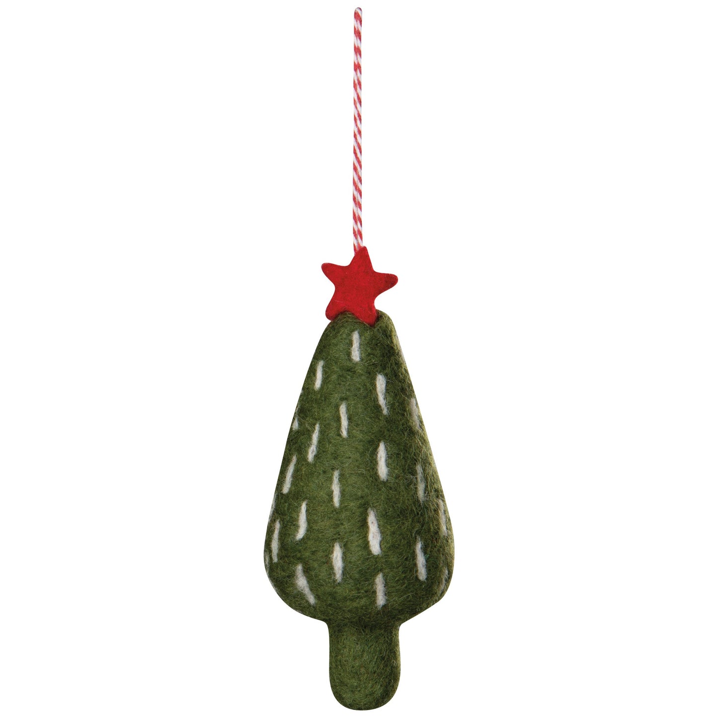 Yuletide Felt Christmas Tree Ornament