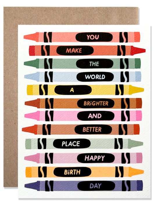 Brighter Birthday Card