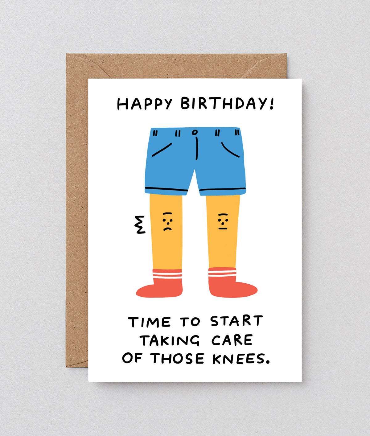 Happy Birthday Take Care Of The Knees Card