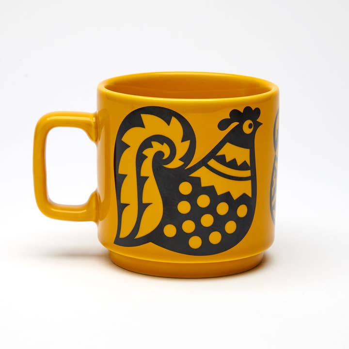 Magpie X Hornsea Chicken Family Mug