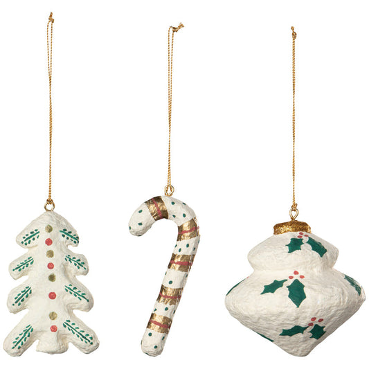 Yuletide Mache Christmas Tree Ornament