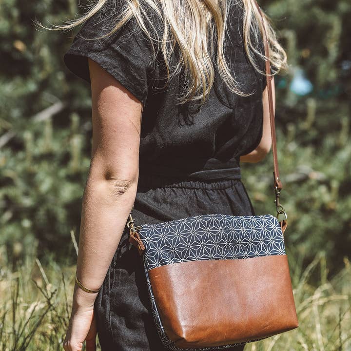 Geometric Brooklyn Mini Crossbody Bag