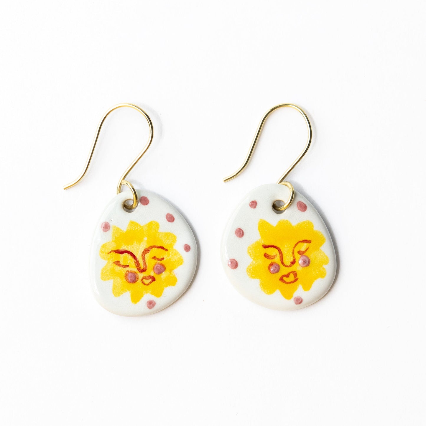 Danielle Ceramic Hook Earrings