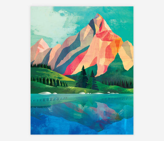 The Mountain Giclee Print 8x10