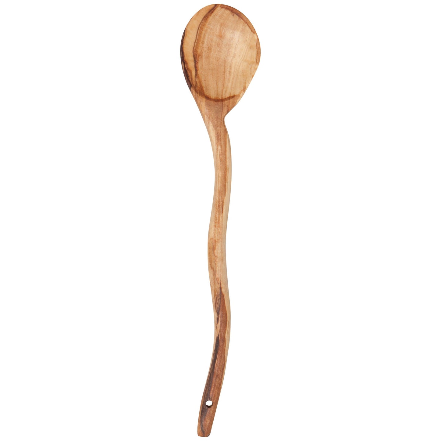 Olive Wood Wavy Salad Servers