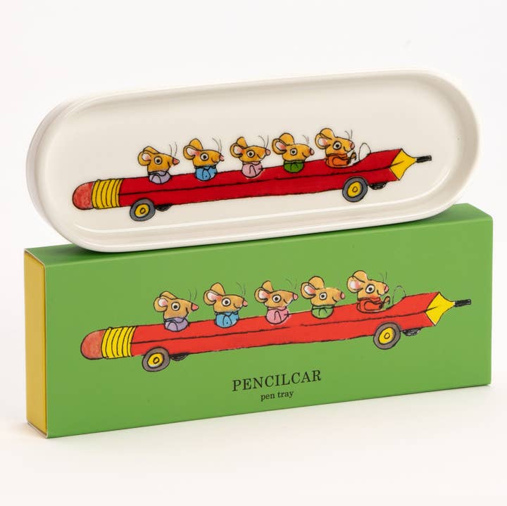 Magpie X Richard Scarry Pencilcar Pen Tray