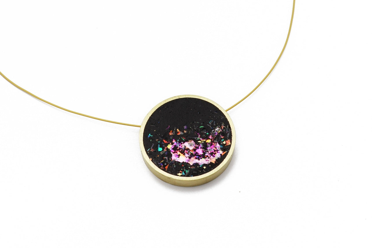 Concrete Framed Necklace