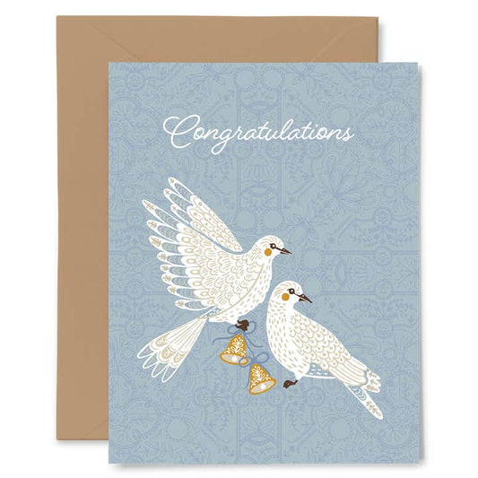 Doves Wedding Card