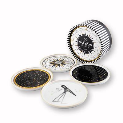 Alice Scott Porcelain Coasters