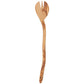 Olive Wood Wavy Salad Servers