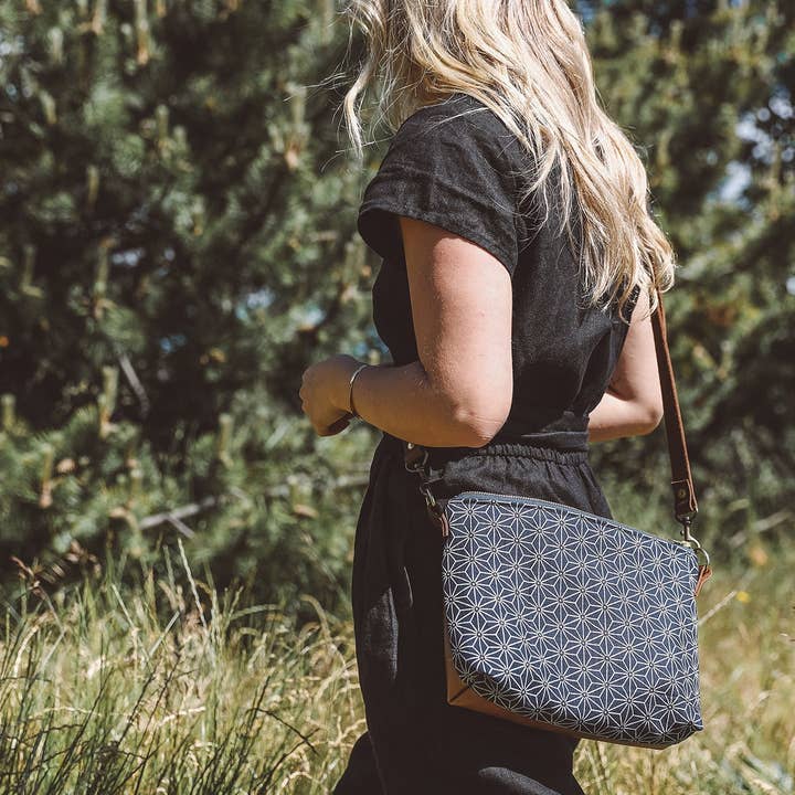 Geometric Brooklyn Mini Crossbody Bag